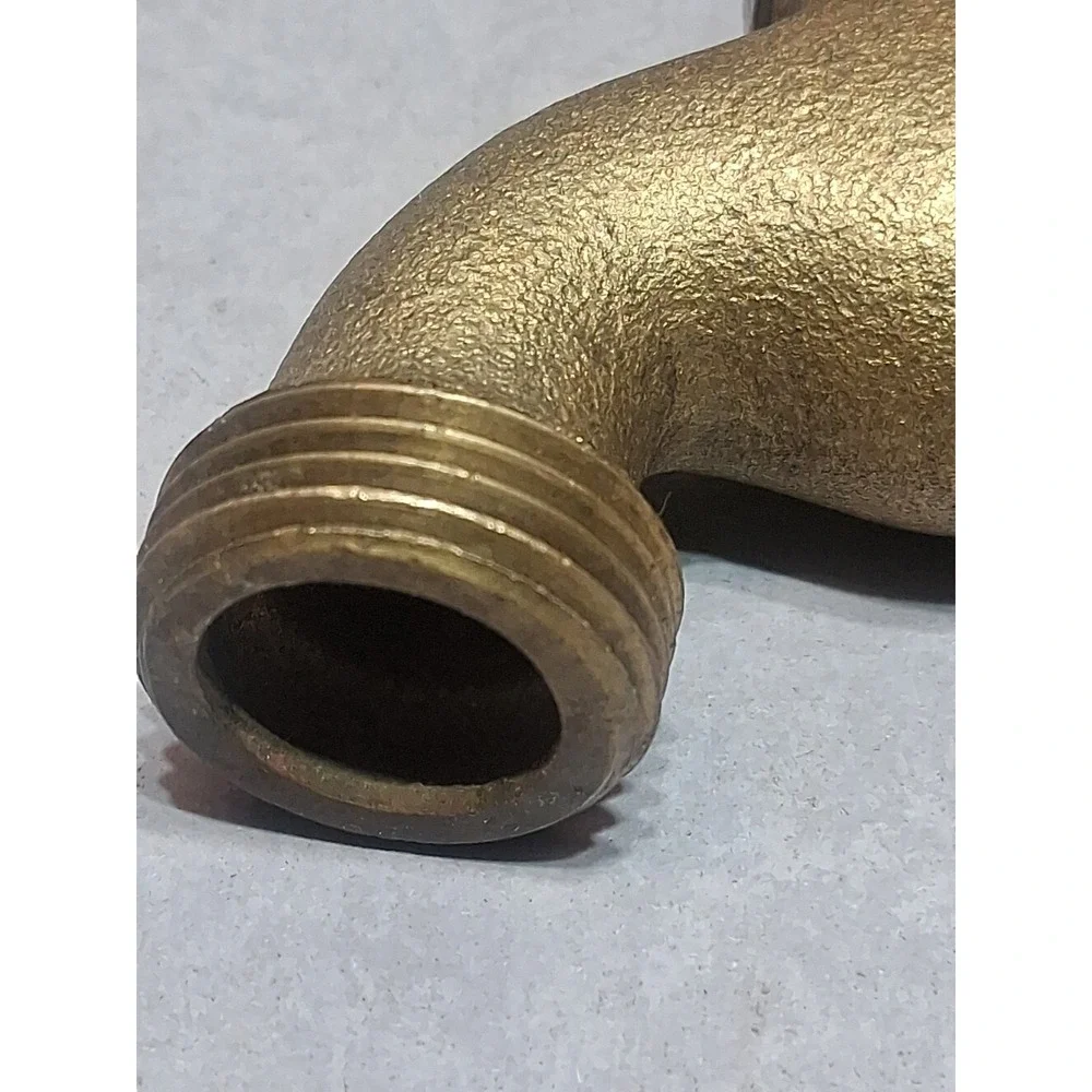Vintage Solid BRASS BRONZE Quail Handle Spigot Water Faucet 🕊